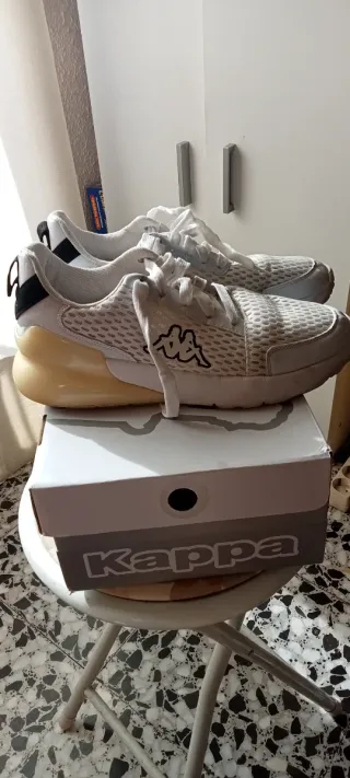 Zapatillas Kappa Unisex Blancas Talla 41