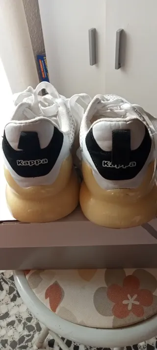 Zapatillas Kappa Unisex Blancas Talla 41