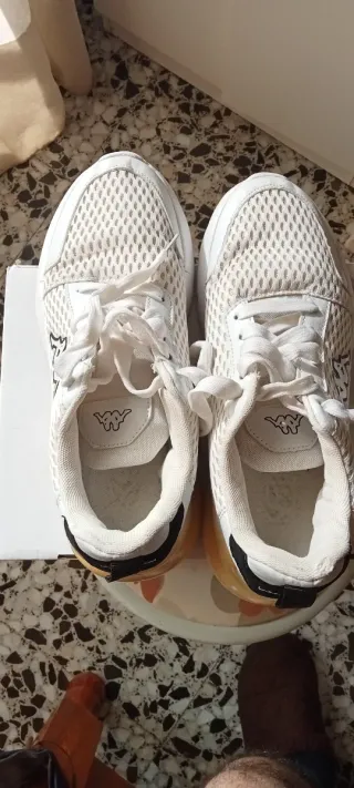 Zapatillas Kappa Unisex Blancas Talla 41