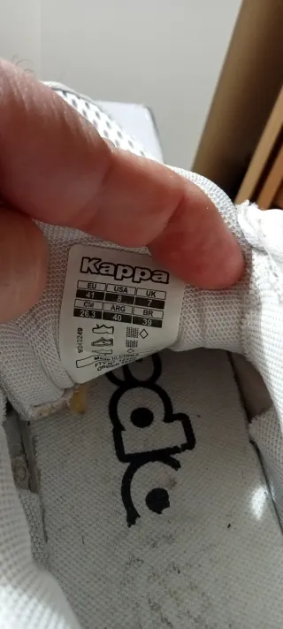 Zapatillas Kappa Unisex Blancas Talla 41