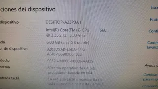 PC Intel Core i5 Windows 10 Negro