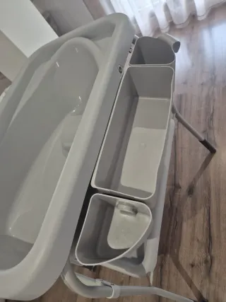 Bañera y cambiador Chicco 2 en 1 gris