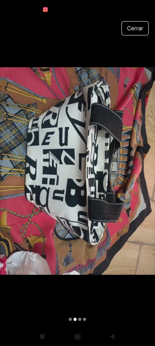 Bolso Burberry Negro y Blanco