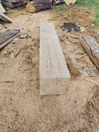 Poste de roble europeo 22x22x115 cm