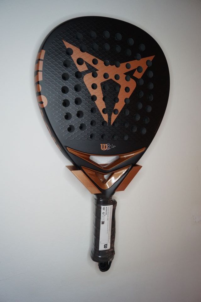 Soporte pala de pádel