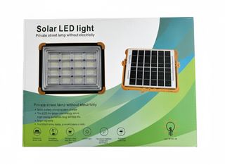 Foco LED Solar Portátil y Power Bank USB