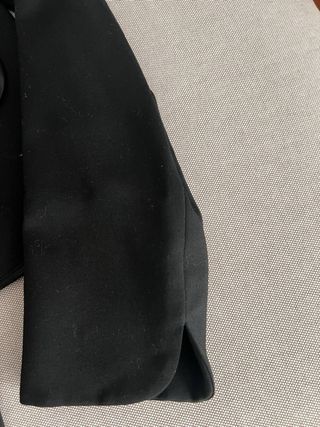 Chaqueta corta negra lazo Massimo Dutti