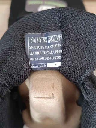 Nuevas Skechers Hombre Talla 44 Negras