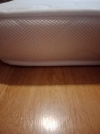 Colchón Cuna Bebé Blanco 114x57x10