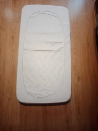 Colchón Cuna Bebé Blanco 114x57x10