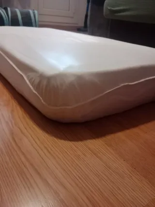 Colchón Cuna Bebé Blanco 114x57x10