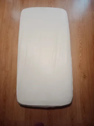 Colchón Cuna Bebé Blanco 114x57x10