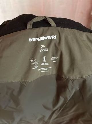 Abrigo Parka Plumas Trangoworld Verde XL