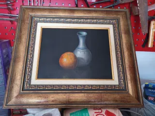 Oleo firmado Naturaleza muerta