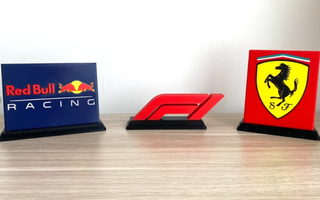 Logo F1 Formula 1 Rosso Nero