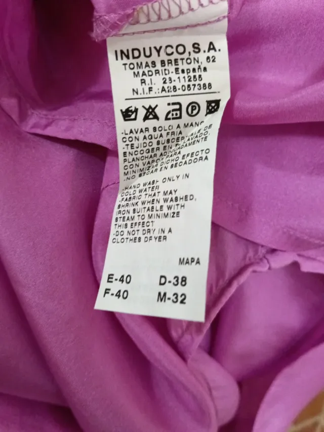 Top Tintoretto Rosa Cruzado