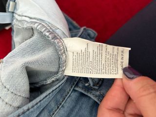 Jeans corti donna blu