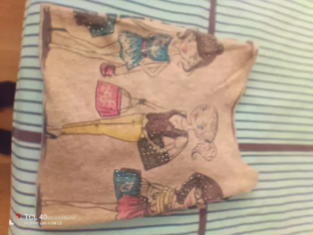 Jersey largo con dibujos