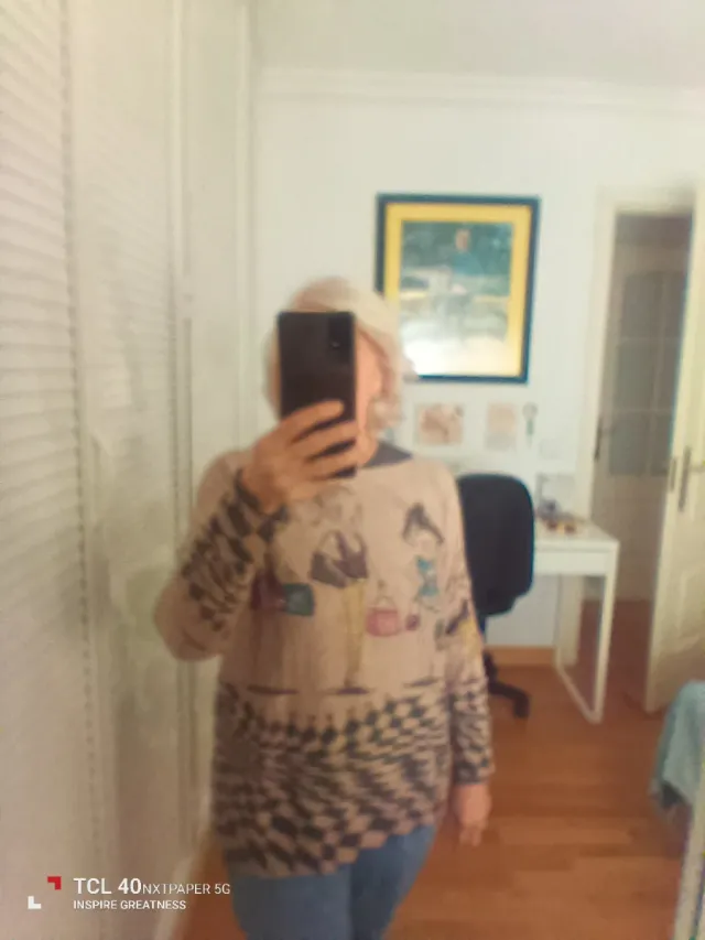 Jersey largo con dibujos