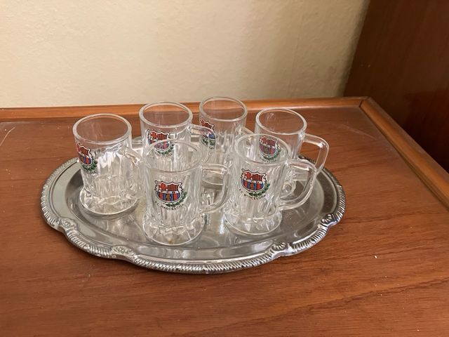 Vasos chupito FC Barcelona x6