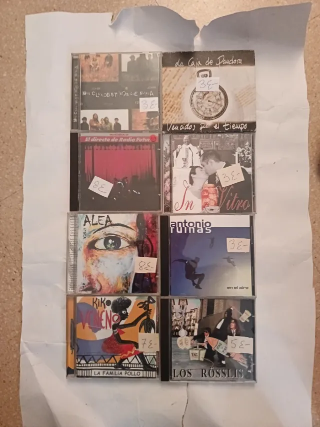 Lote 8 CDs Música Variad