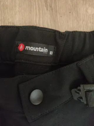 Pantalón de montaña MOUNTAIN negro para niño