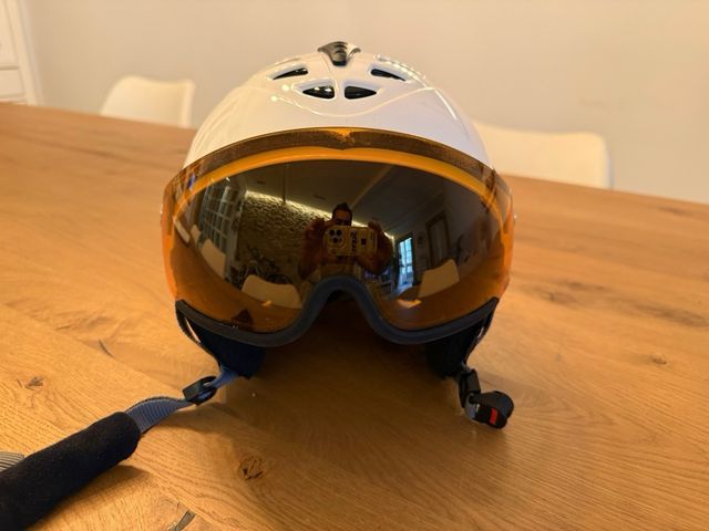 Casco esquí Uvex visor talla 53-56