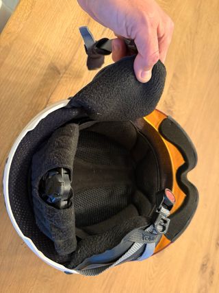 Casco esquí Uvex visor talla 53-56