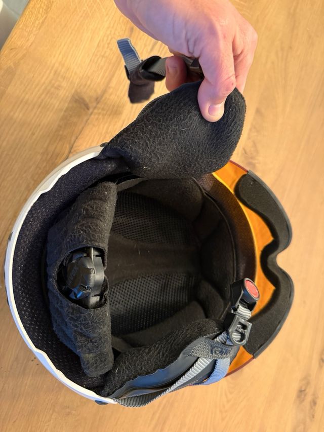 Casco esquí Uvex visor talla 53-56