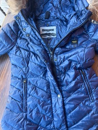 Blauer Cappotto Bambina Blu 4 Anni