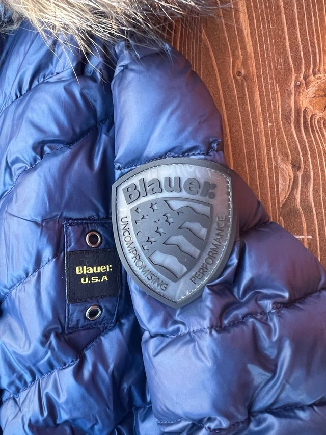 Blauer Cappotto Bambina Blu 4 Anni