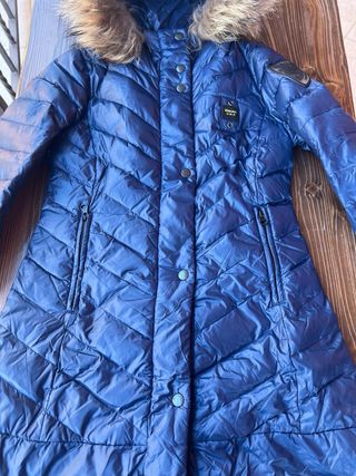 Blauer Cappotto Bambina Blu 4 Anni