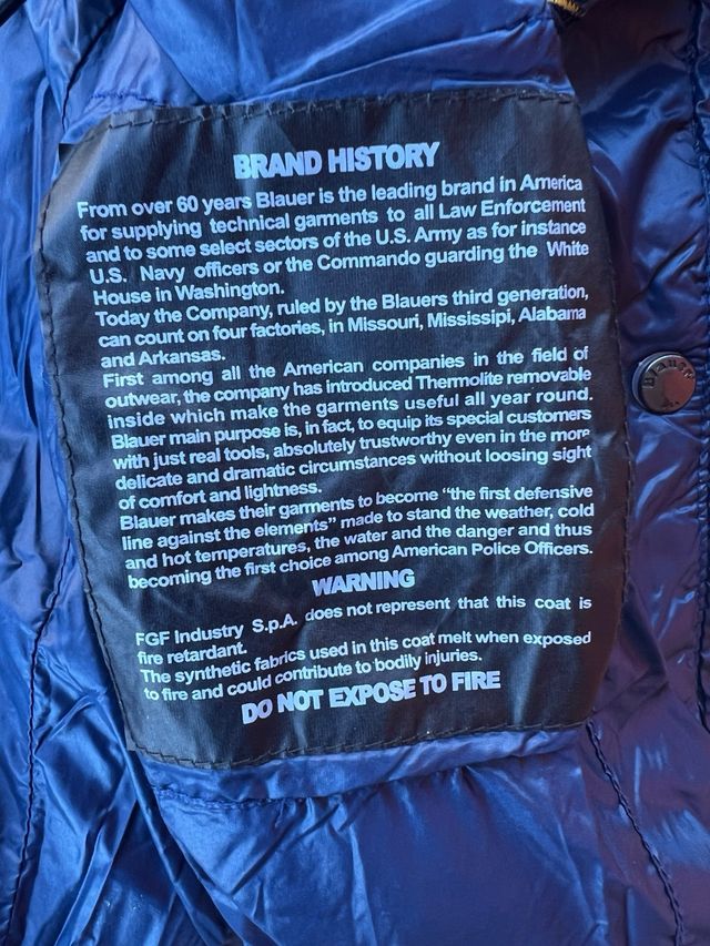 Blauer Cappotto Bambina Blu 4 Anni