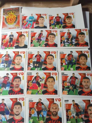 Lote cromos Panini por equipos.