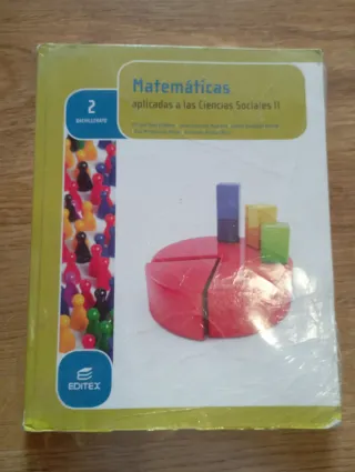Libro matemáticas 2 bachillerato ciencias sociales