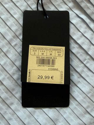 Blusa de Sfera, sin mangas, en azul