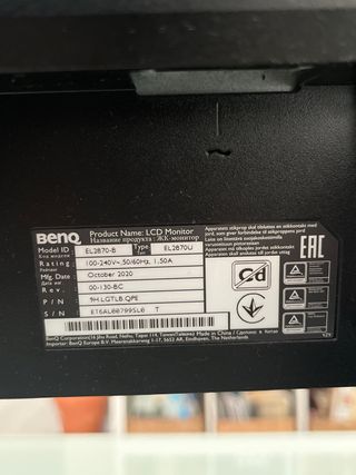 Monitor BenQ 28 4K 60Hz HDR