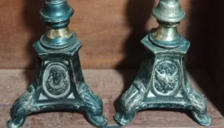 Antigüedades: Candelabros.