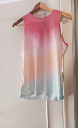 Camiseta sin mangas degradada talla M