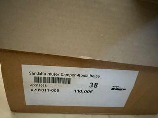 Sandalias Camper Negras y Blancas