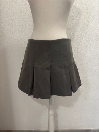 Falda pantalón verde oliva