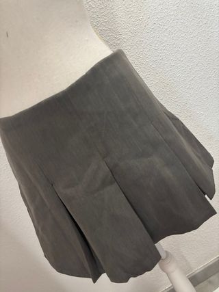 Falda pantalón verde oliva