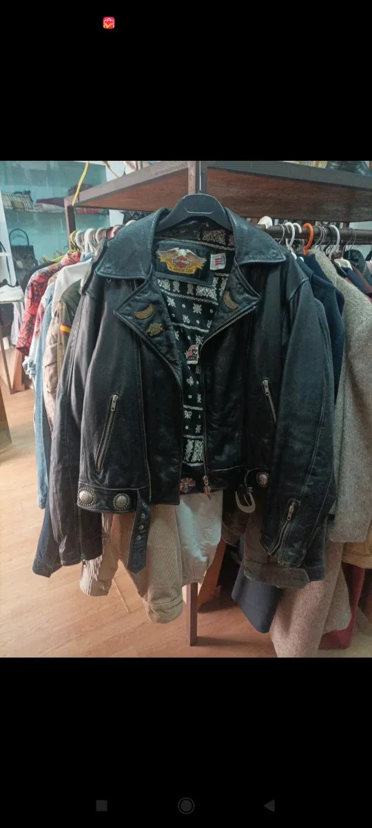 Chaqueta Piel Harley-Davidson Negra