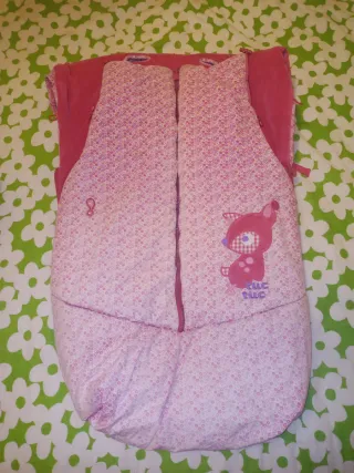 Saco bebé Tuc Tuc rojo koala + REGALO saquito rosa