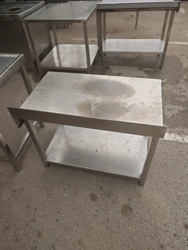 Mesa de acero inoxidable 95x60x70