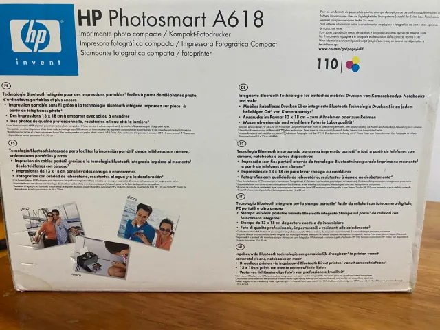 HP Photosmart A618 Impresora Portátil