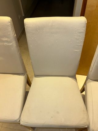 Mesa extensible madera + 5 sillas IKEA