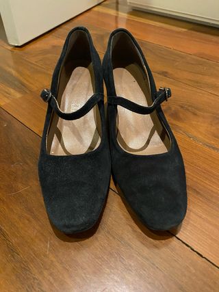 Zapatos de tacón negros Mary Jane T37