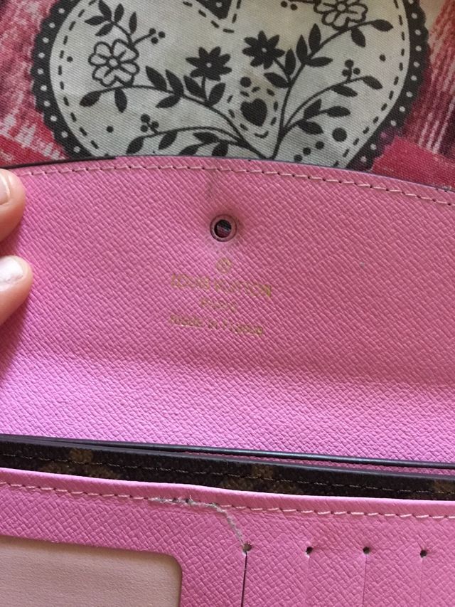 Portafoglio Louis Vuitton monogram marrone