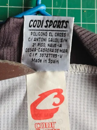 Maillot Ciclismo Codisports Negro/Amarillo